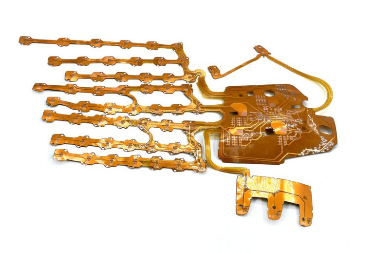 Automotive rigid-flex PCB used in modern vehicle electronics